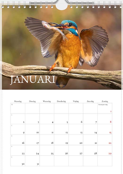 Arend Slot Photography Kalender